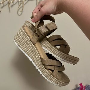 Beige women’s sandals